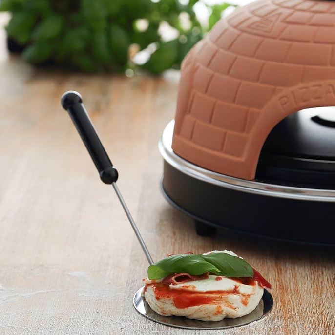 Ultratec Pizzarette/Pizzaofen Classic 2.0 - mit Metall-Backplatte für 6 Personen.